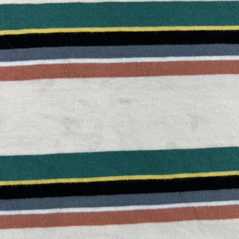 Vintage Guess Originals Shirt Mens Large Green Striped Logo Crewneck Tee‎ 90s - Picture 7 of 14